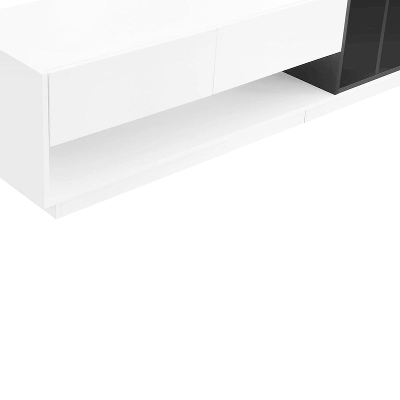 Meuble TV 74" avec rangement et compartiment pour TV jusqu'à 80"