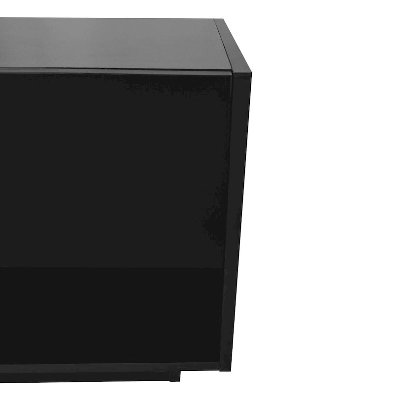 Meuble TV 74" avec rangement et compartiment pour TV jusqu'à 80"