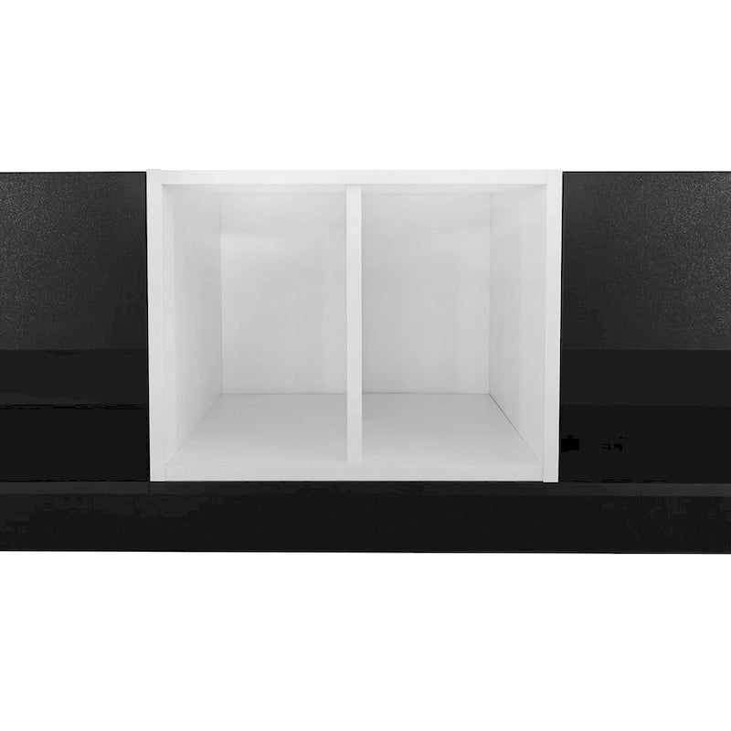 Meuble TV 74" avec rangement et compartiment pour TV jusqu'à 80"