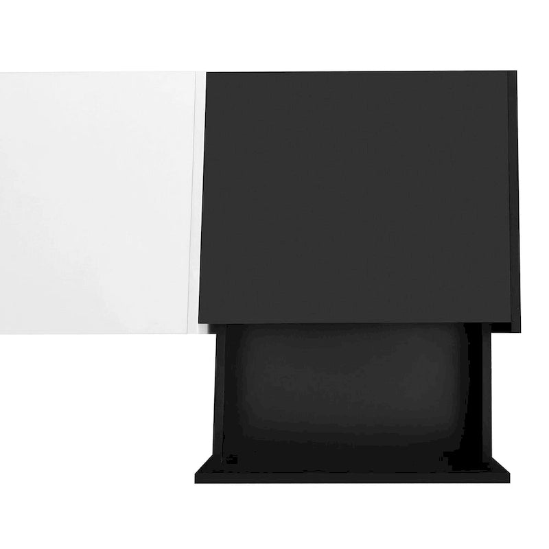 Meuble TV 74" avec rangement et compartiment pour TV jusqu'à 80"