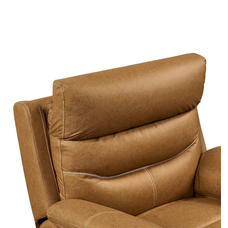 Fauteuil inclinable motorisé avec pivotement et bascule, ports USB et appuie-tête réglable