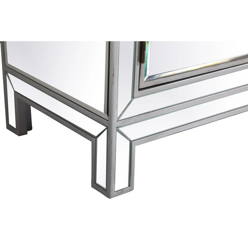 Meuble miroir antique de 29 po