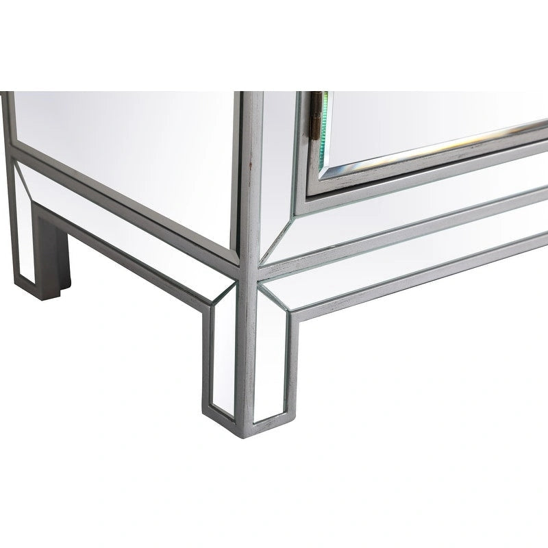Meuble miroir antique de 29 po