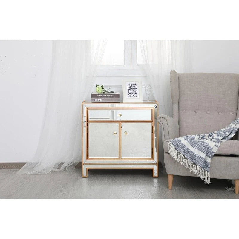 Meuble miroir antique de 29 po