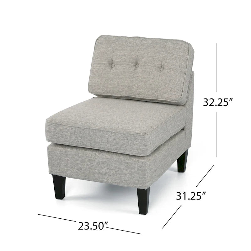 Chaise d'appoint en tissu