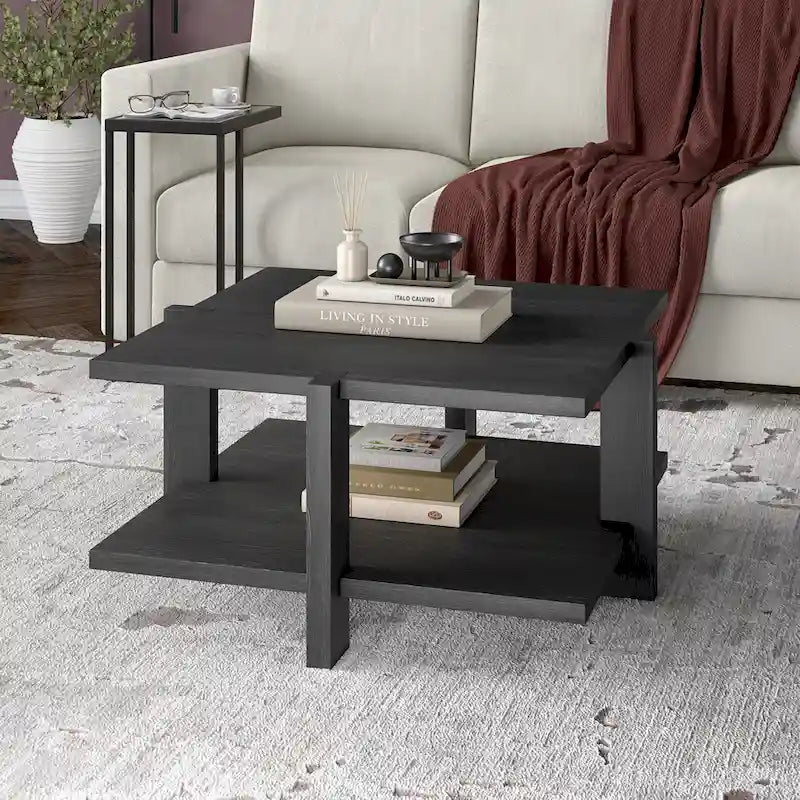 Table basse carrée de 34,66" de large