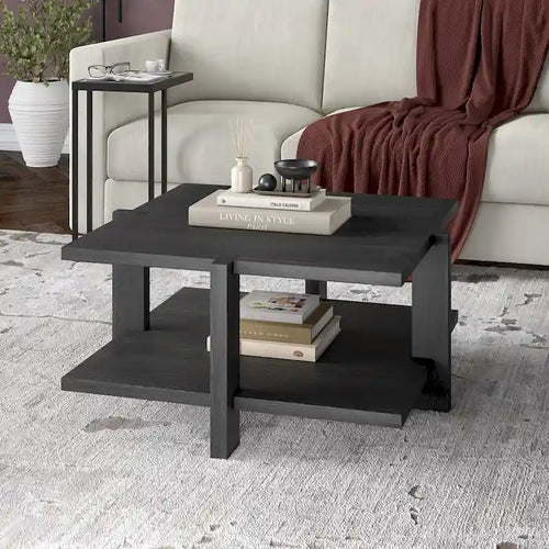 Table basse carrée de 34,66" de large