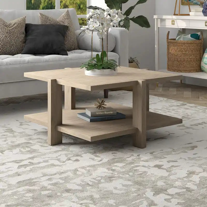 Table basse carrée de 34,66" de large