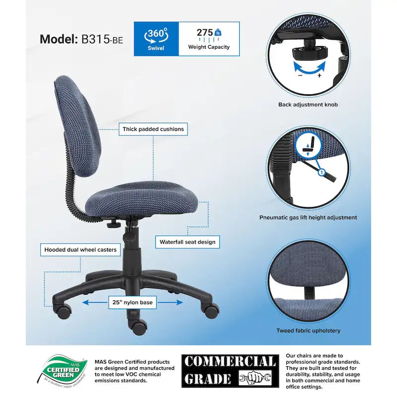 Chaise de posture de luxe
