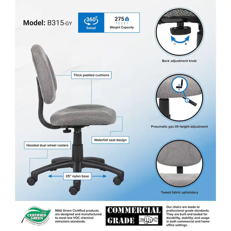 Chaise de posture de luxe