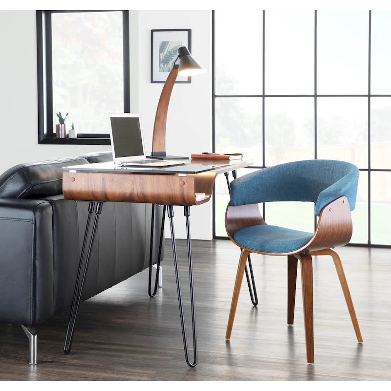 Bureau de travail moderne du milieu du siècle