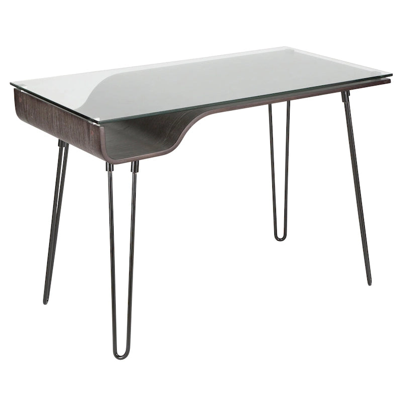 Bureau de travail moderne du milieu du siècle