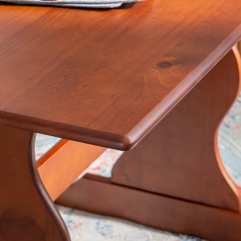 Table à manger familiale - Noyer brun