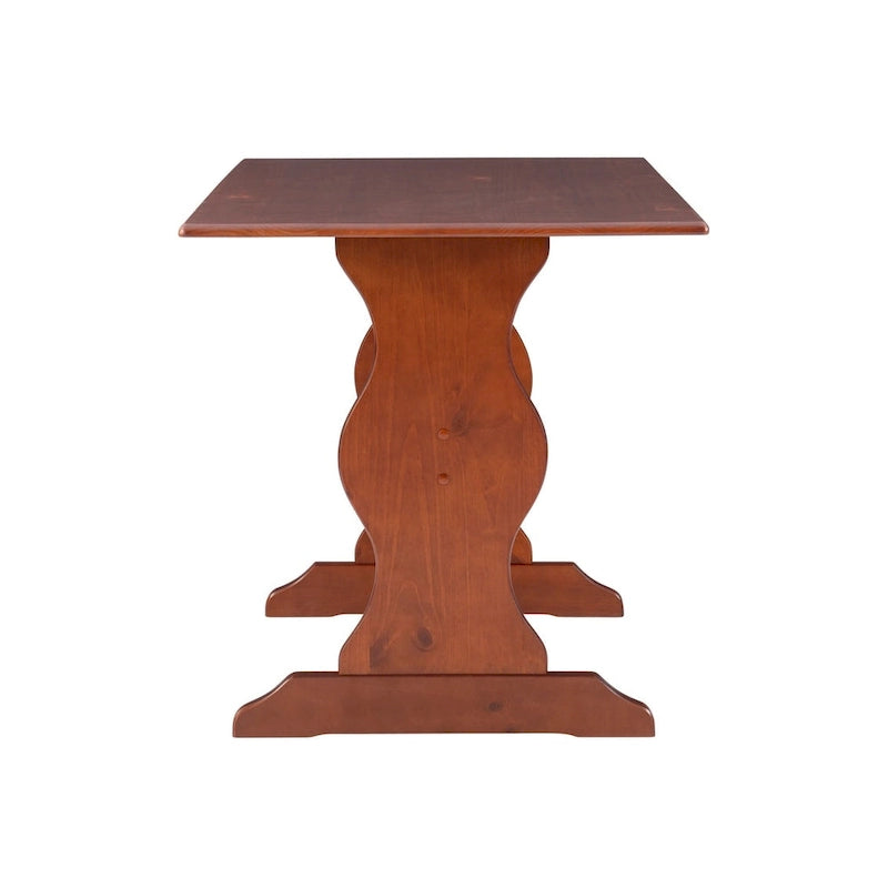 Table à manger familiale - Noyer brun