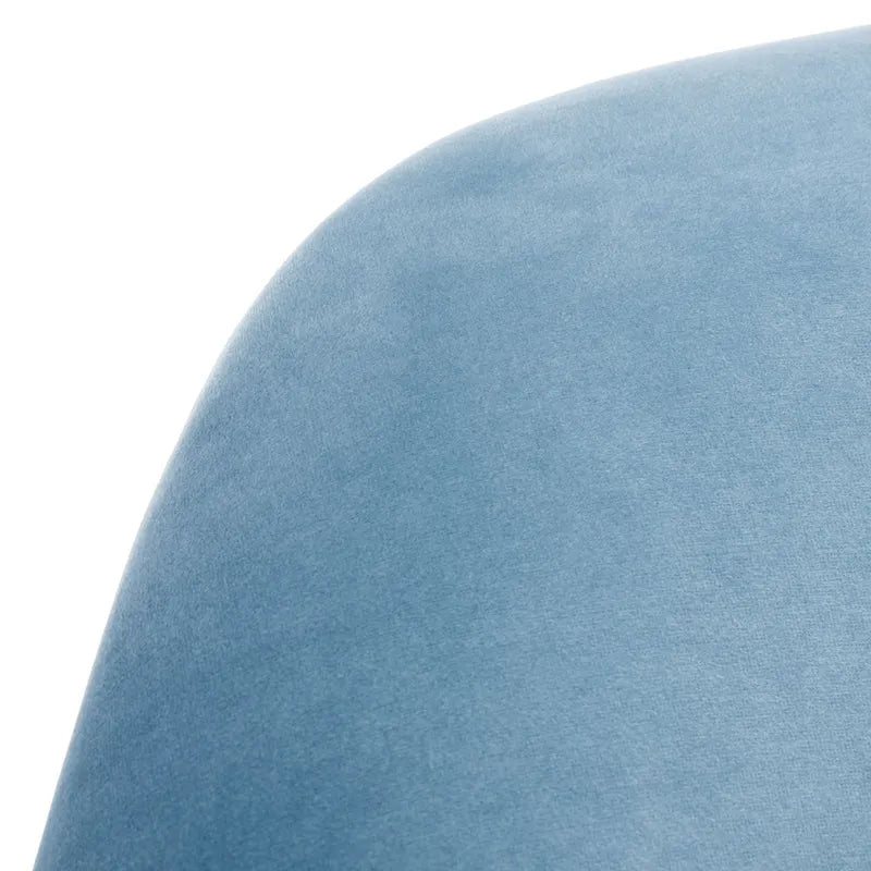 Fauteuil d'appoint en velours avec pieds en métal doré