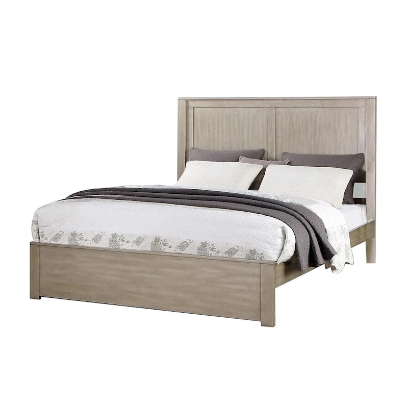 Queen Bed with 2-Panel Headboard