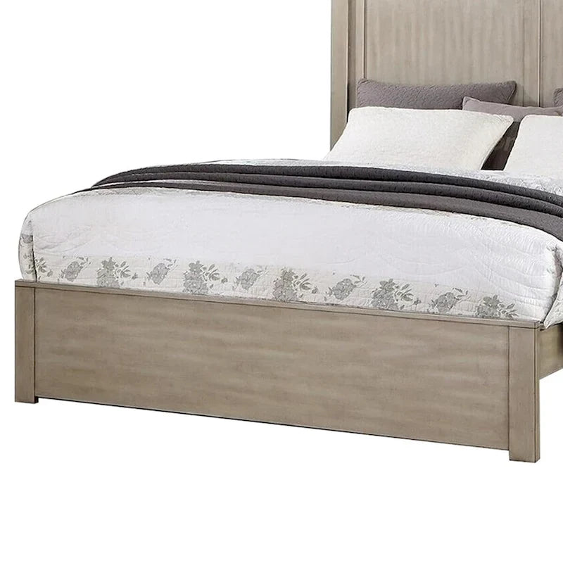 Queen Bed with 2-Panel Headboard