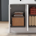 Jewelry and Display Cabinet with Glass Top and Secure Storage Dresser