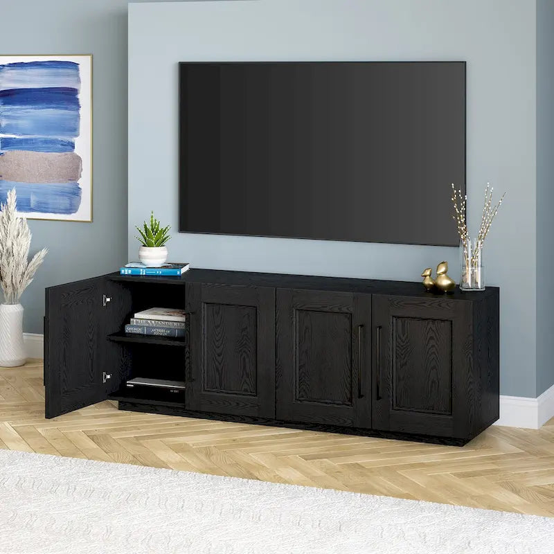 Meuble TV rectangulaire pour téléviseurs jusqu'à 75 po - 68 po de large