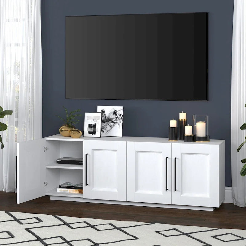 Meuble TV rectangulaire pour téléviseurs jusqu'à 75 po - 68 po de large