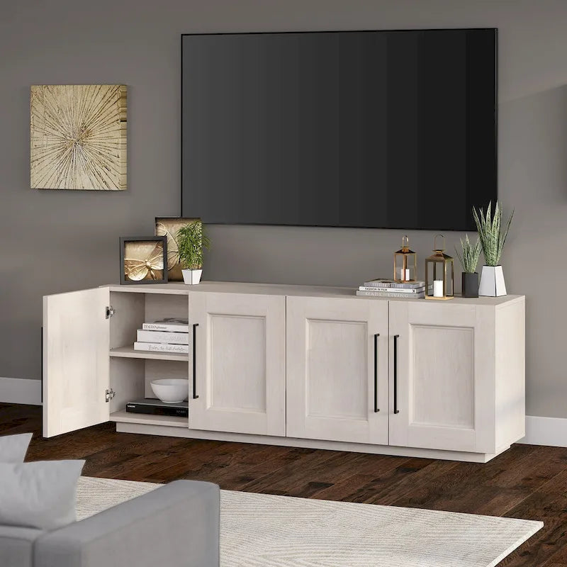 Meuble TV rectangulaire pour téléviseurs jusqu'à 75 po - 68 po de large