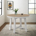 Table de salle à manger extensible vintage et élégante avec rallonge amovible
