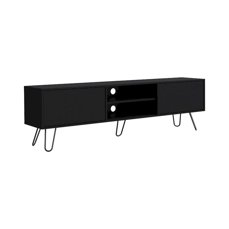 2-Cabinet TV Stand with Hairpin Legs