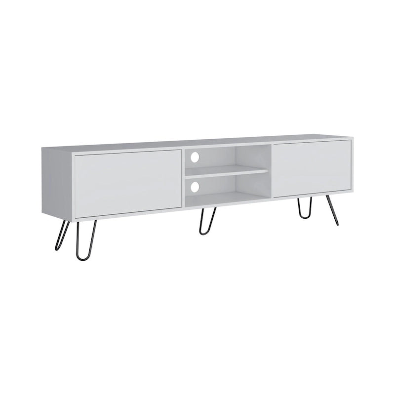 2-Cabinet TV Stand with Hairpin Legs