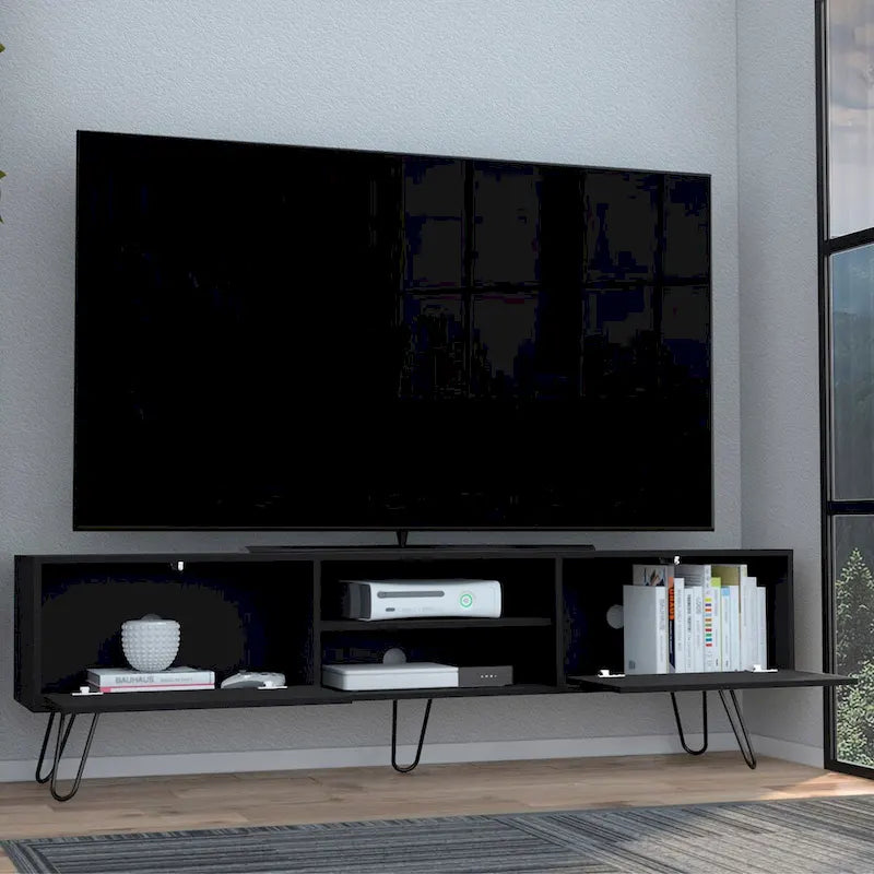 2-Cabinet TV Stand with Hairpin Legs