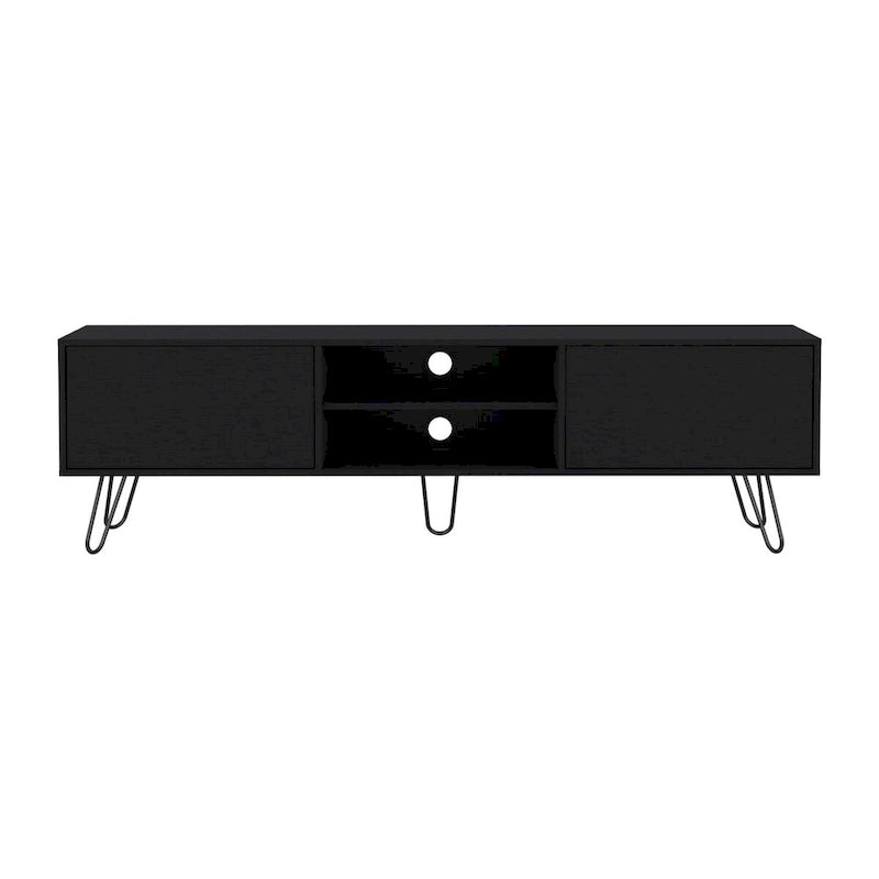 2-Cabinet TV Stand with Hairpin Legs