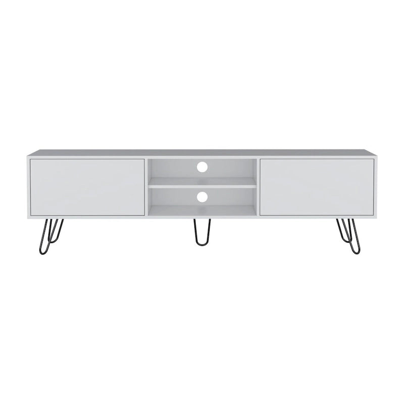 2-Cabinet TV Stand with Hairpin Legs