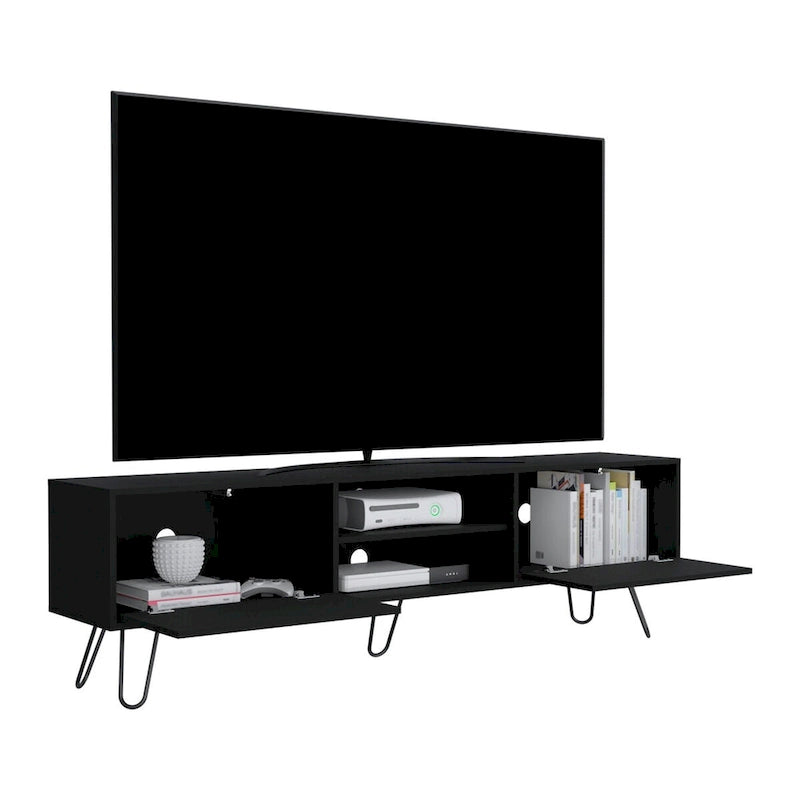 2-Cabinet TV Stand with Hairpin Legs
