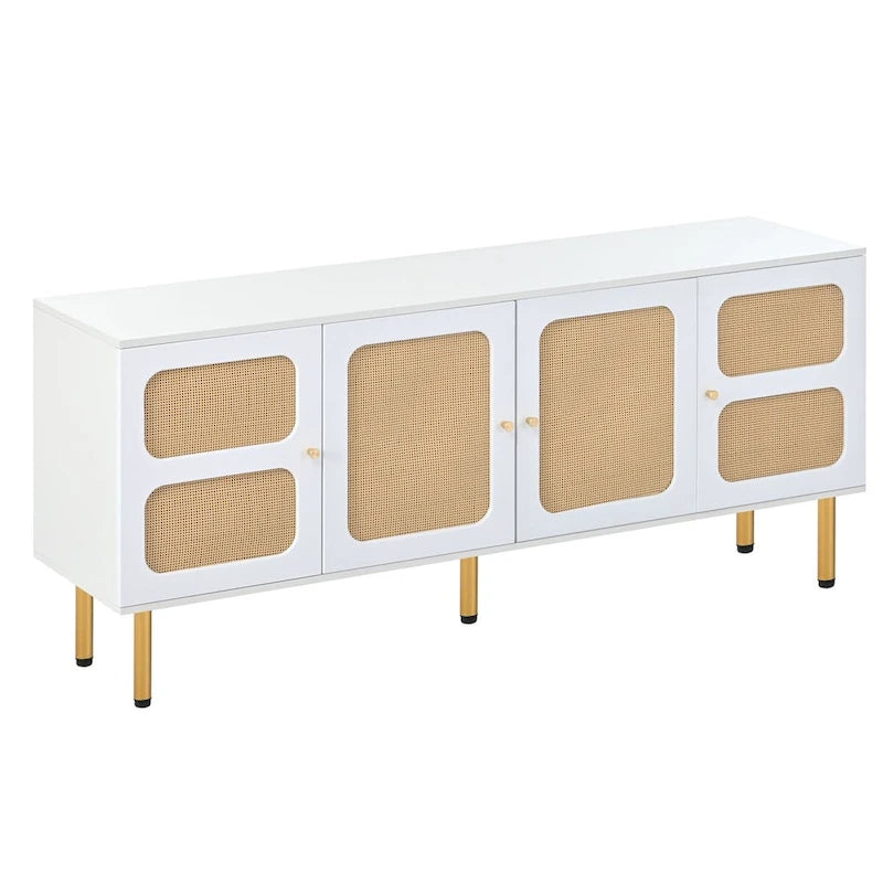 Woven Media Console Table for TVs Up to 70"