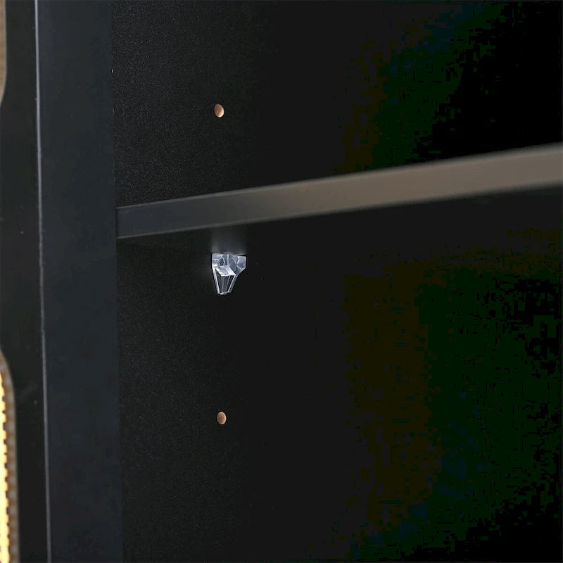 Meuble TV console tressé pour téléviseurs jusqu'à 70"