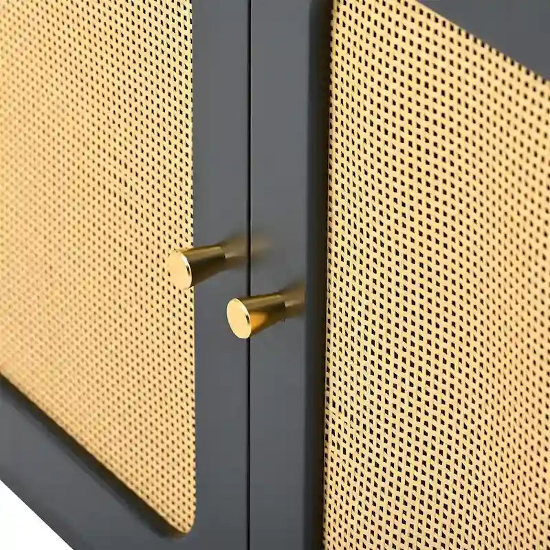 Meuble TV console tressé pour téléviseurs jusqu'à 70"