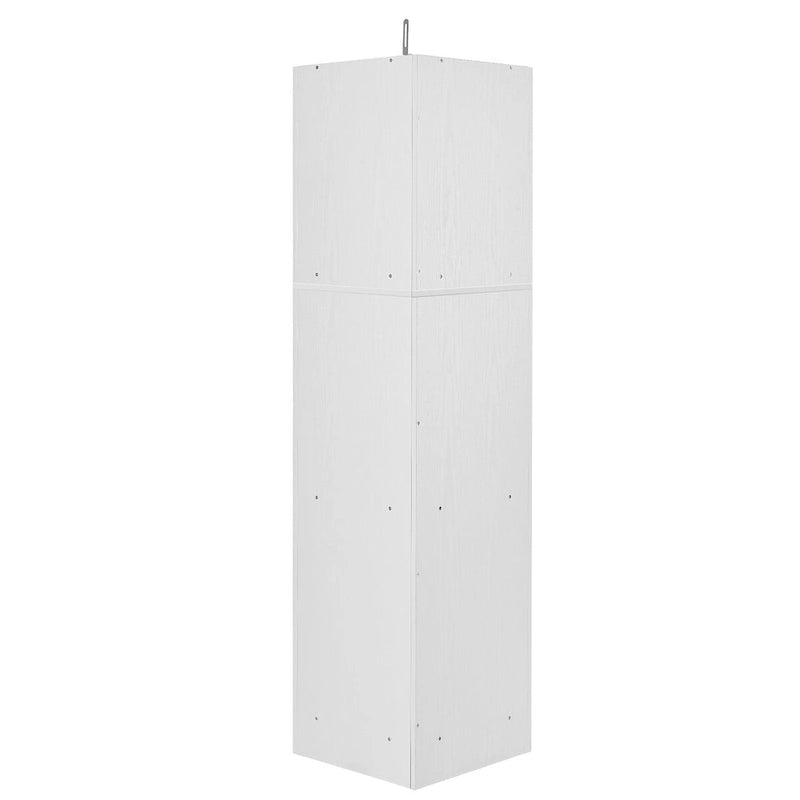 Tall Bathroom Corner Storage Cabinet with Doors and Adjustable Shelves